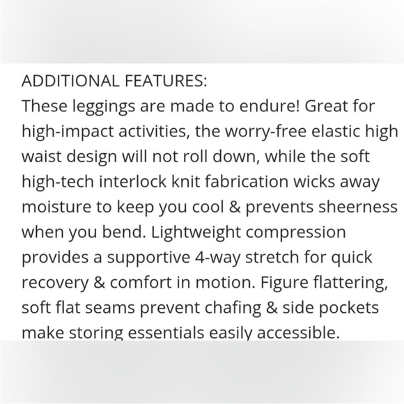 Antonio Melani Active Endurance leggings - Picture 7 of 8